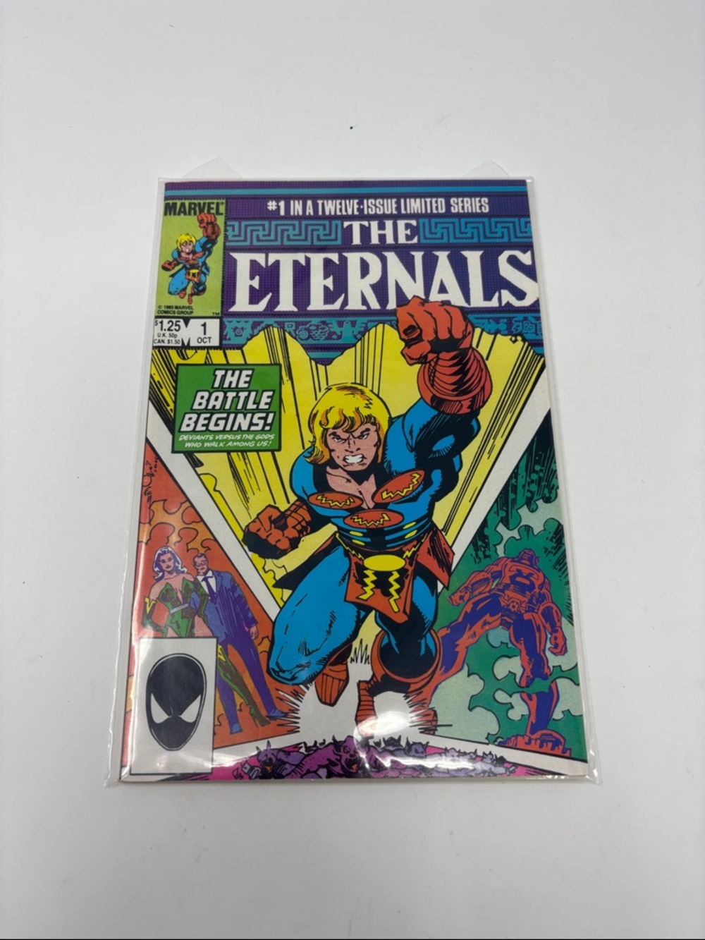 Marvel The Eternals Comic book  — Blue, Red, Yellow, Purple
